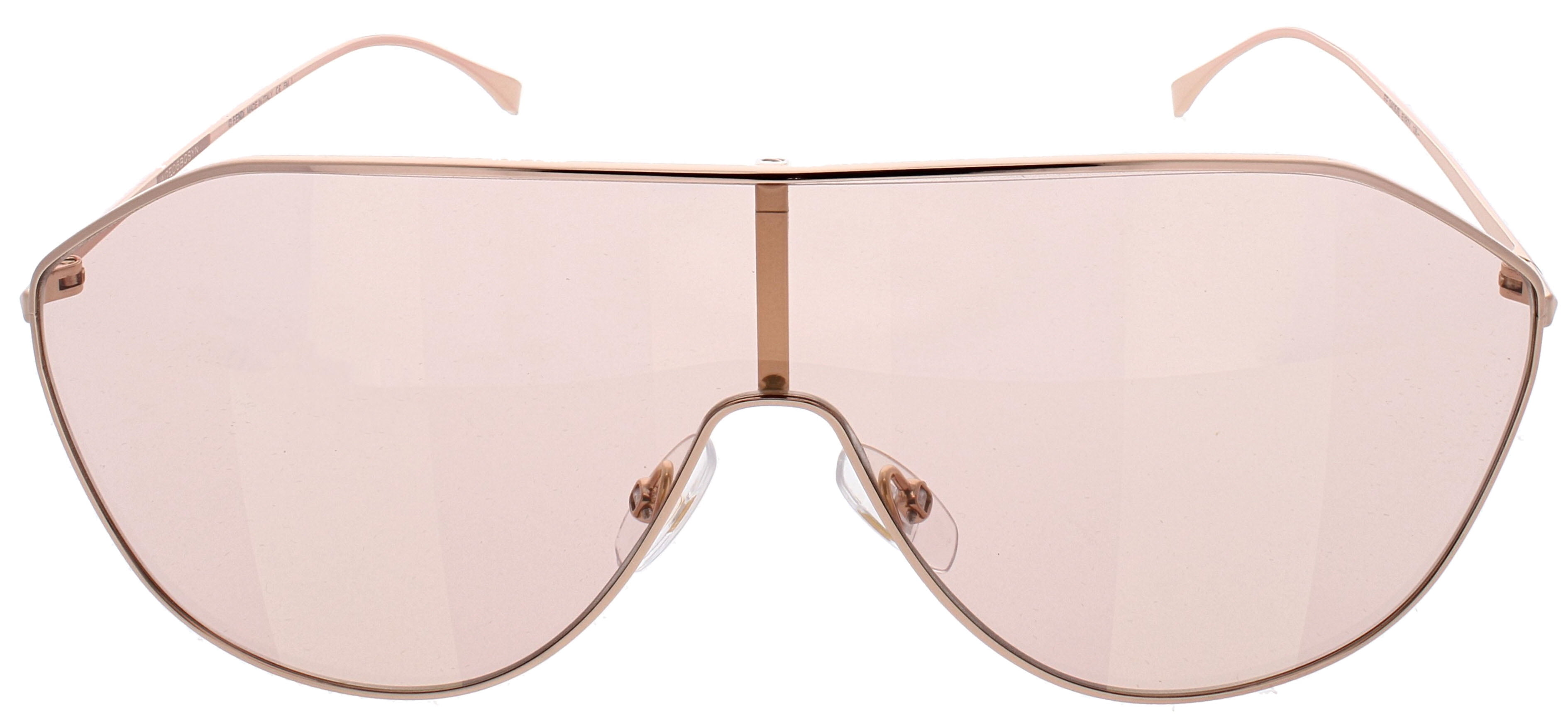 Fendi shield aviator sunglasses 2025