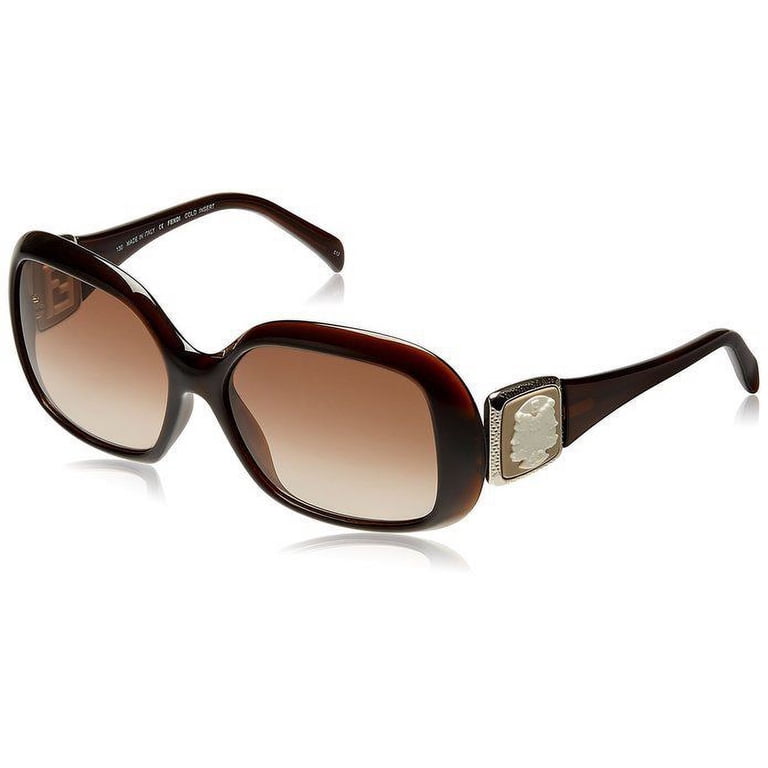 Fendi Dark Brown Designer Sunglasses Fendi First Brown | Fendi main image 3