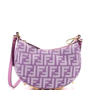 Fendigraphy Bag Zucca Canvas Mini By Rebag