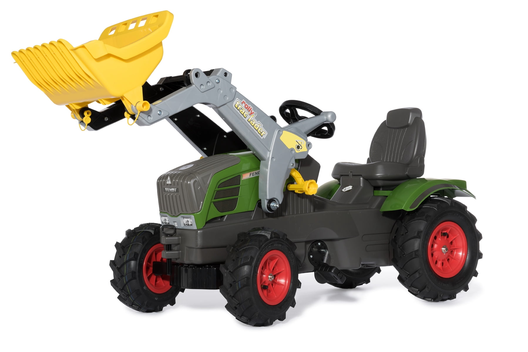 Rolly Toys Fendt FarmTrac 211 Vario Ride-On Tractor With Front Loader & Air Tires | For Kids Up To 100 Lbs