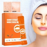 Fendyy Versatile Skincare Clearance | Carrot Pore Purifying Bubble Facial Care Firms Delicate Pores and Brightens Skin 48Ml | Beauty & Personal Care | (1 Count )
