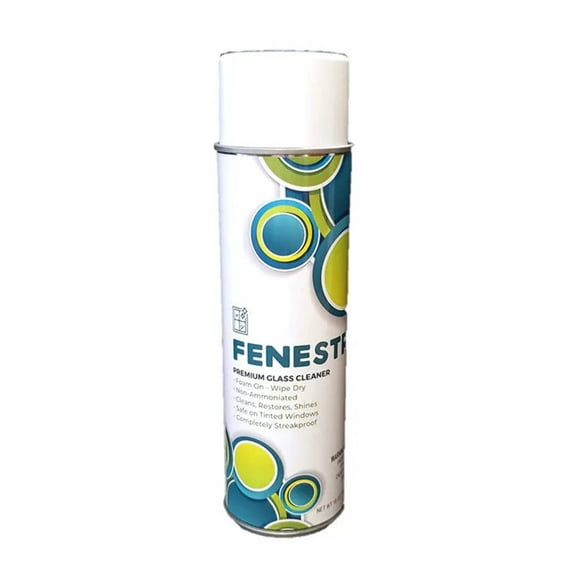 Fenestre Premium Foaming Glass Cleaner, 19 oz Aerosol (Each)