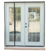 Fenestrelle Magnetic Screen Door – Durable, Heavy Duty, Flame Resistant Fiberglass Mesh Keeps Bugs Out. Self Sealing Magnets. Extra Wide Header. Storage Bag Included. 72 Inch x 81 Inch