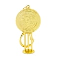 thumbnail image 1 of Feng Shui 4 Element Cross Mirror Keychain Amulet, 1 of 1