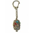 thumbnail image 1 of Feng Shui 5 Dzambala Prayer Wheel Keychain, 1 of 1
