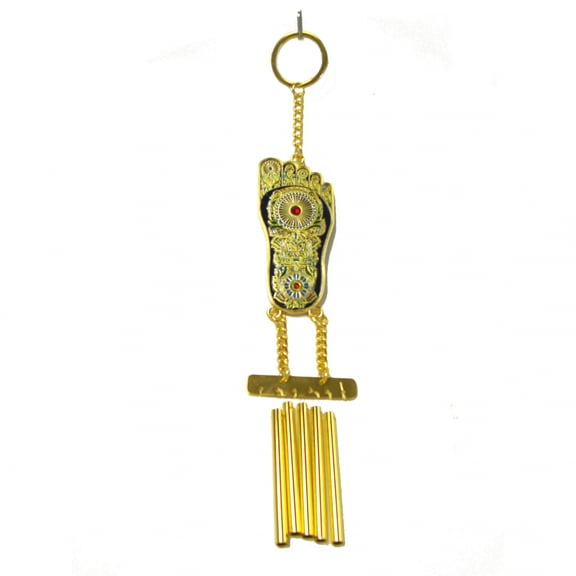 Feng Shui Buddha Footprint 5-Rod Windchime