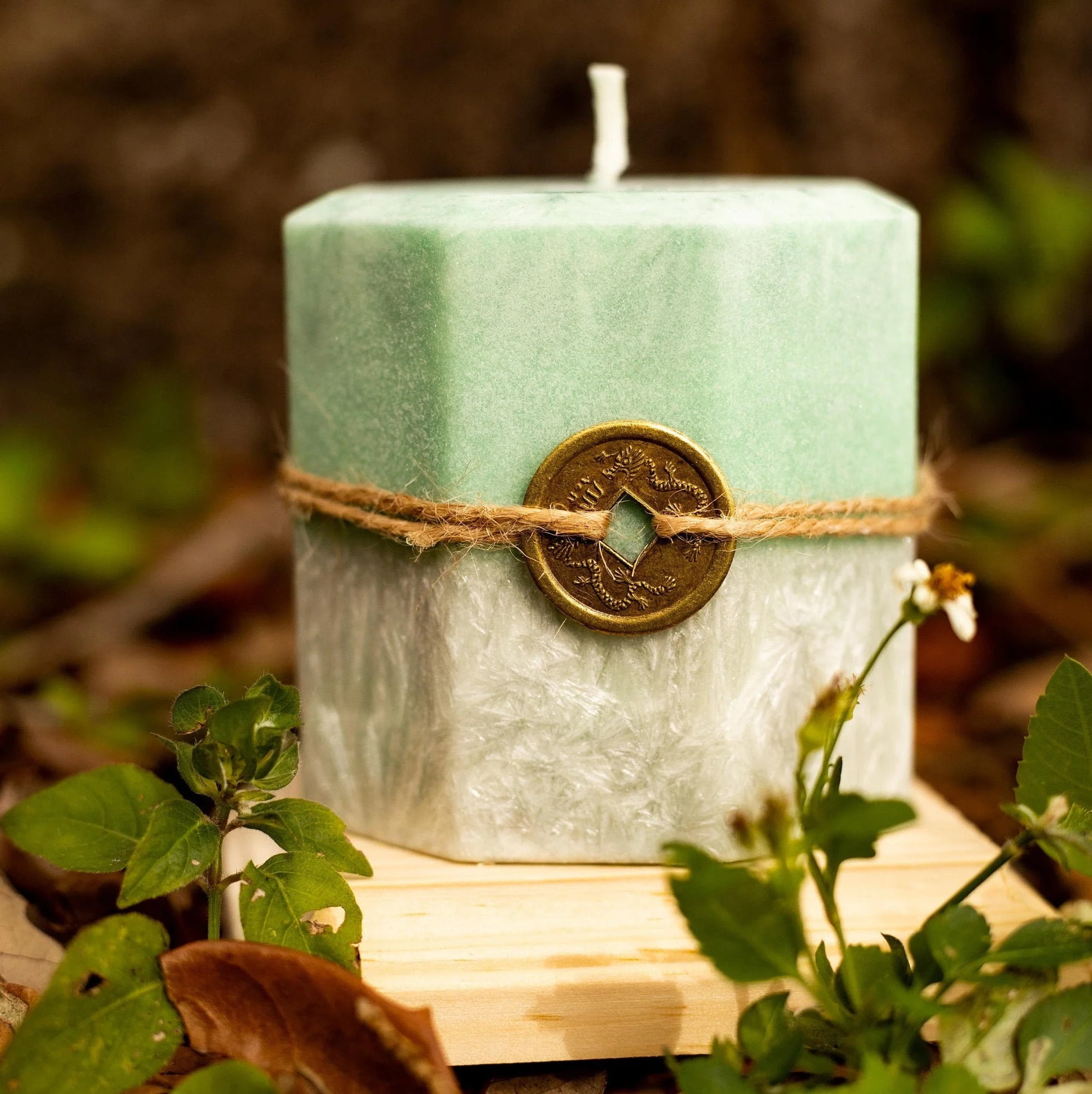 Feng Shui Candle, Crystal Candle Mystery Crystal Candle