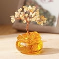 thumbnail image 1 of Feng Shui Citrine Quartz Crystal Money Tree, 4" Yellow Crystal Money Tree, Feng Shui Money Tree with Chinese Decoration for Luck and Wealth, Home Decor Gift, 1 of 7