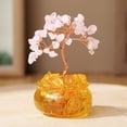 thumbnail image 1 of Feng Shui Citrine Quartz Crystal Money Tree, 4" Yellow Crystal Money Tree, Feng Shui Money Tree with Chinese Decoration for Luck and Wealth, Home Decor Gift, 1 of 7