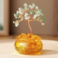 thumbnail image 1 of Feng Shui Citrine Quartz Crystal Money Tree, 4" Yellow Crystal Money Tree, Feng Shui Money Tree with Chinese Decoration for Luck and Wealth, Home Decor Gift, 1 of 7
