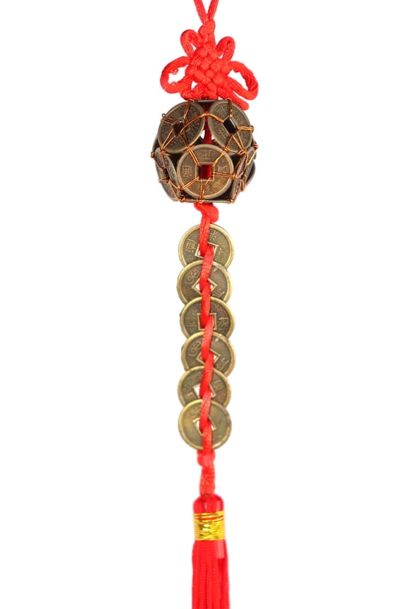 Feng Shui Coin-Ball with 6-Coin Charm