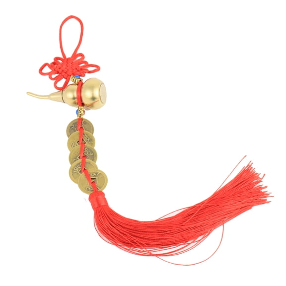 Feng Shui Copper Wu Lou with 5-Coin Charm