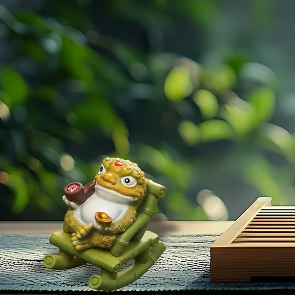 Feng Shui Fortune Statue Desktop Ornament Wealth Luck Sculpture Exquisite Craftsmanship Resin Golden Figurine