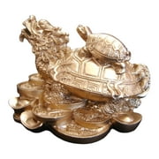 Feng Shui Golden Feng Shui Dragon Turtle Dragon Tortoise Statue