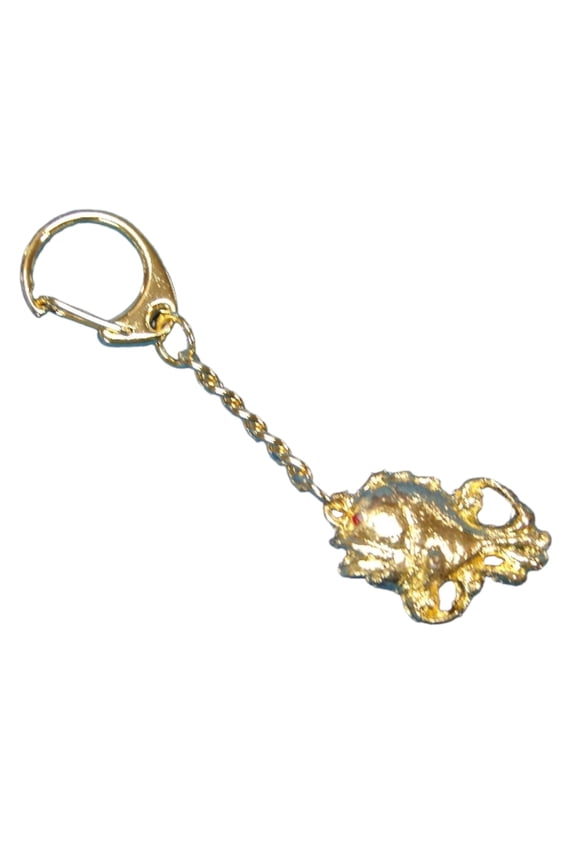 Feng Shui Golden Fish Talisman Amulet Keychain
