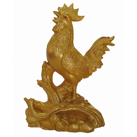 Golden Rooster Statue