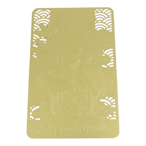 Feng Shui Good Health Talisman Card