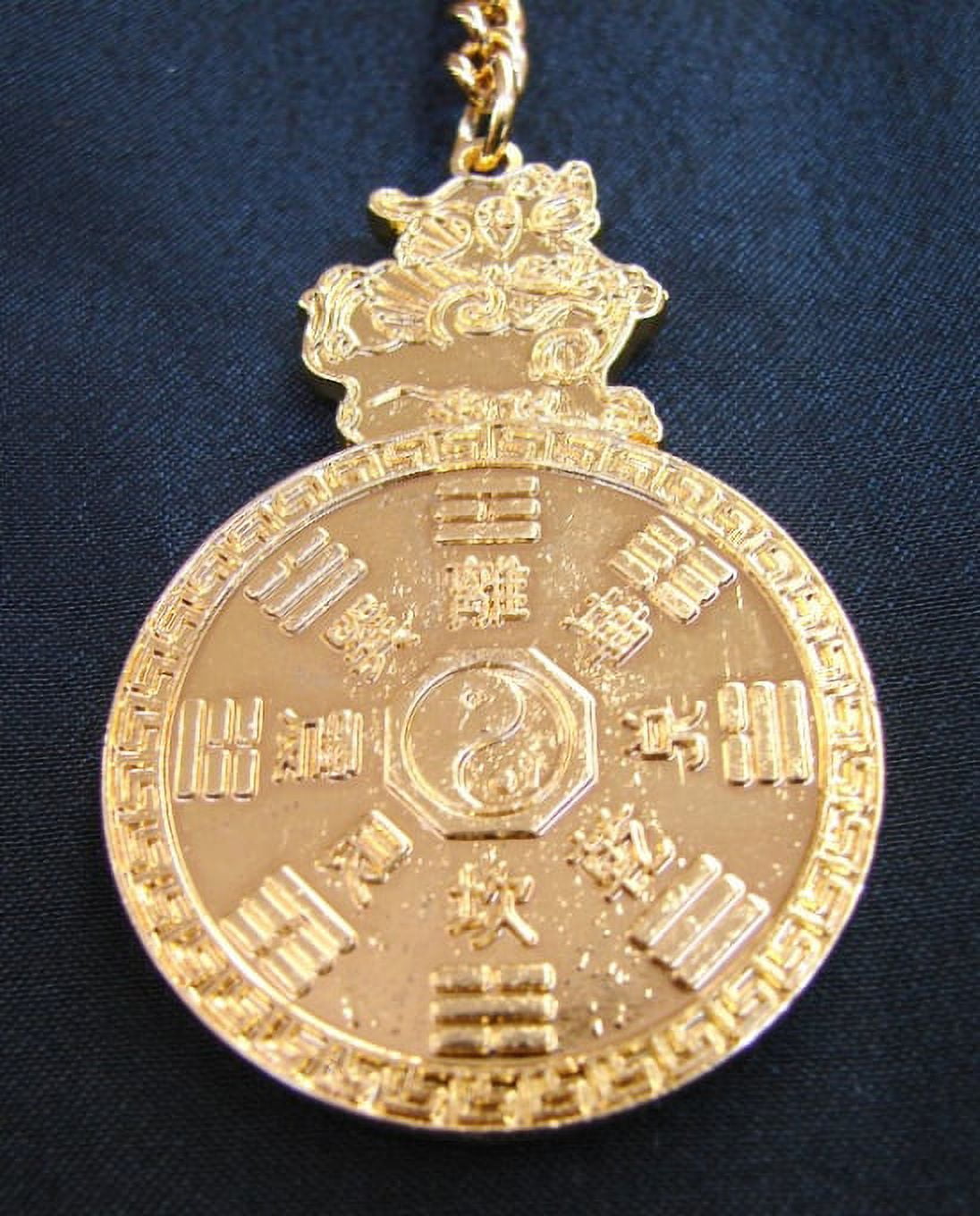 Chinese Amulet Chinese Feng Shui Taisui Token Keychain - Good Luck Charm  For Car Mirror, Home Decor & Personal Protection Feng Shui Token