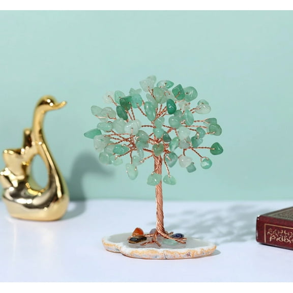 Feng Shui Green Aventurine Crystal Tree