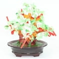 thumbnail image 1 of Feng Shui Green Gem Stones Money Fortune Tree Bonsai Home Decor Wealth Blessing Gift New, 1 of 3