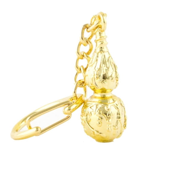 Feng Shui Healing Herbs Hulu Wu Lou Keychain Amulet