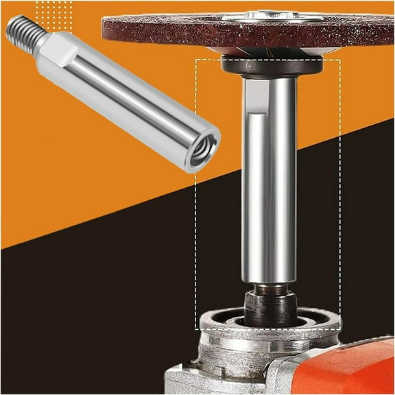 Feng Shui Import Angle Grinder Extension Rod Shaft for Hard to Reach Areas，Practical Connector Rod for Grinder Attachment，Extension Link for Abrasive Tools