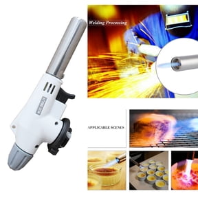 Feng Shui Import Auto Ignition Butane Torch for Cooking And Welding,Adjustable Flame Gas Blow Torch for Outdoor,Windproof Gas Burner Lighter for Camping