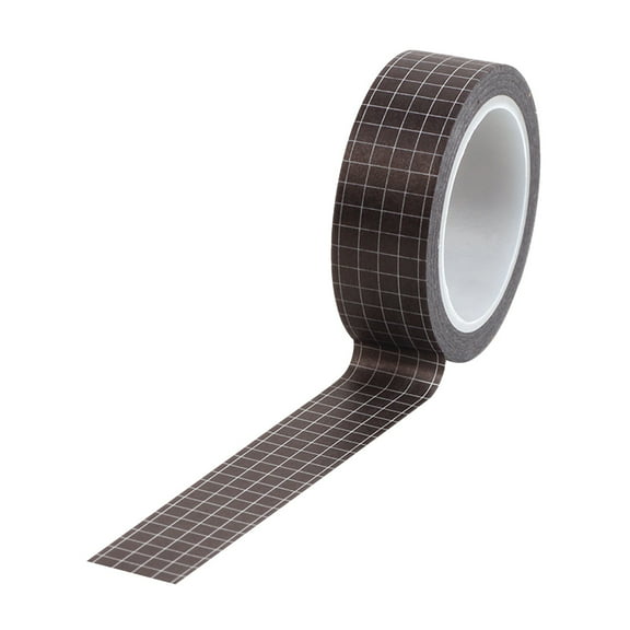 Feng Shui Import Grid Pattern Washi Tape for Scrapbooking,Decorative Masking Tape for Journal And Planner,Colorful Paper Tape for School Border Decoration