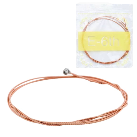 Feng Shui Import Individual Packaged Acoustic Guitar Strings For Replacement,Brass Coated Anti Rust 1 6 String Set,Single String 0.011 0.052 Gauge For Standard Guitar