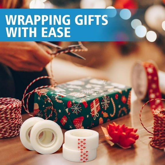 Feng Shui Import Invisible Repair Tape for Paper and Crafts，Writeable Clear Adhesive for Household Fixes，Residue Free Markable Tape for Gift Wrapping
