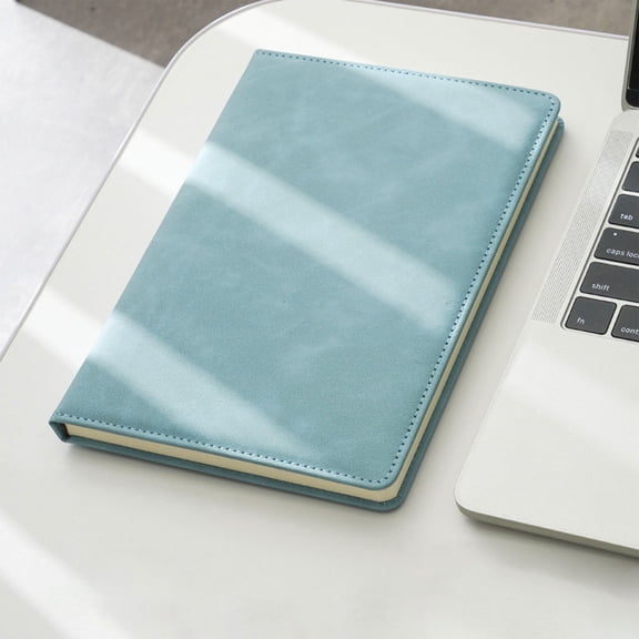 Feng Shui Import PU Leather A5 Notebook with 100gsm Smooth Paper,Skin Friendly Soft Cover for Daily Journaling and Study,Sewn Binding 180 Degree Flat Lay Notebook for Work