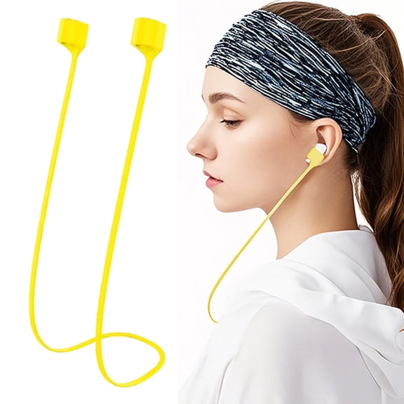 Feng Shui Import Silicone Anti Lost Ear Hook Strap for Bluetooth Headset,Strong Magnetic Sports Lanyard for Earbuds,Soft Neck Strap for Wireless Earphone Accessories