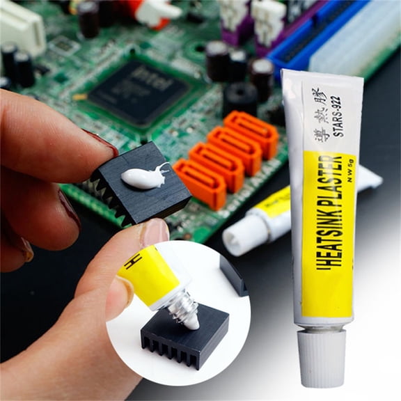 Feng Shui Import Thermal Adhesive Paste for Heatsink Bonding,Electrically Conductive Glue Set for Electronics Repair,Heat Conductive Mixture for Component Mounting