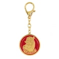 thumbnail image 1 of Feng Shui Lucky Fu Dog "Always Smart" Amulet Keychain, 1 of 2