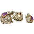 thumbnail image 1 of Set of 3 Rose Gold Sheep Family Statues Figurines Gift Home D?cor, 1 of 5