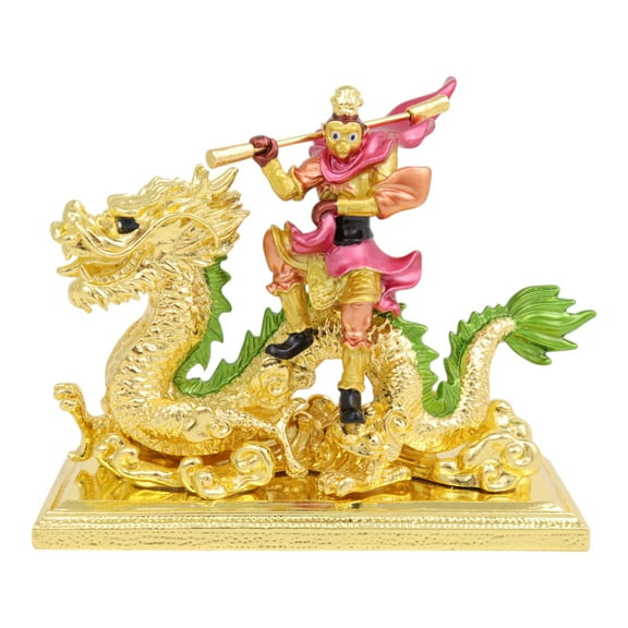 Feng Shui Monkey God On Dragon for Business Success