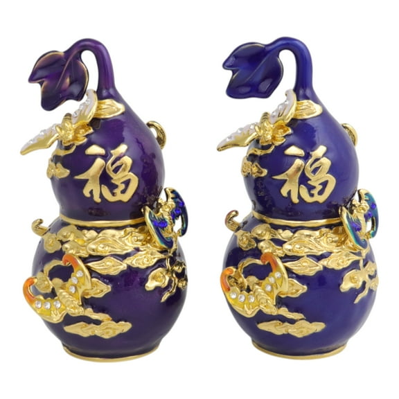Feng Shui Pair of 5 Blessing Wu Lou