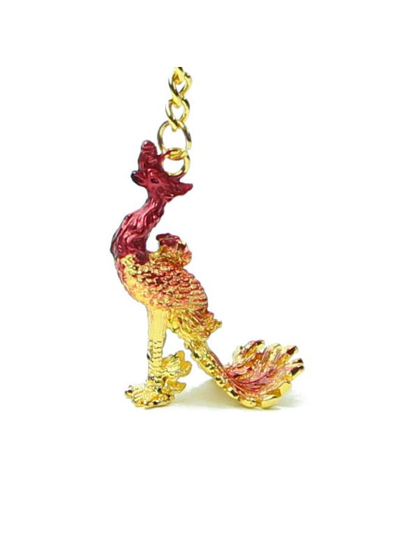 Feng Shui Phoenix Amulet Keychain