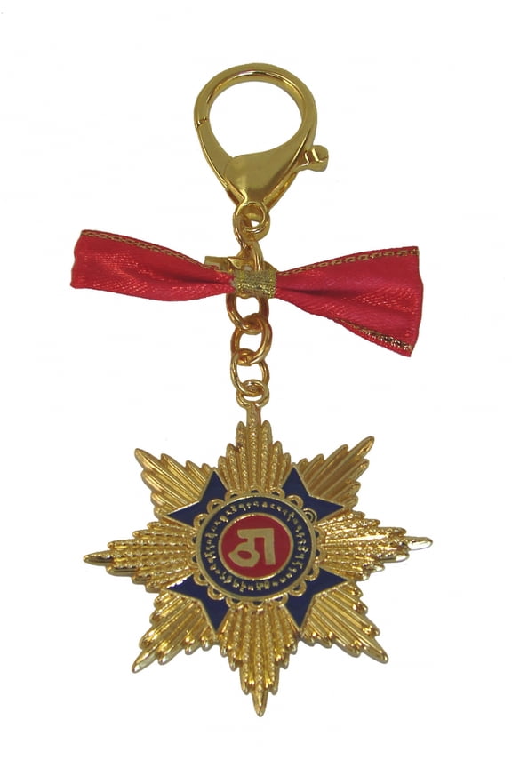 Feng Shui Protection Wealth and Good Name Amulet Keychain