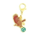 thumbnail image 1 of Feng Shui Red Eagle Protection Amulet Keychain, 1 of 1