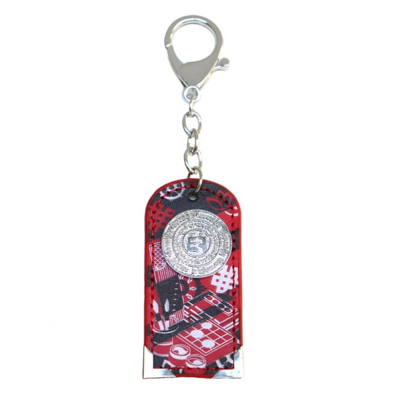Feng Shui Red Scholastic Amulet Keychain