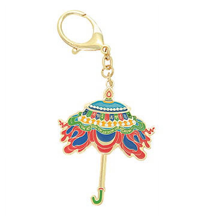 Feng Shui Umbrella Parasol Amulet Keychain
