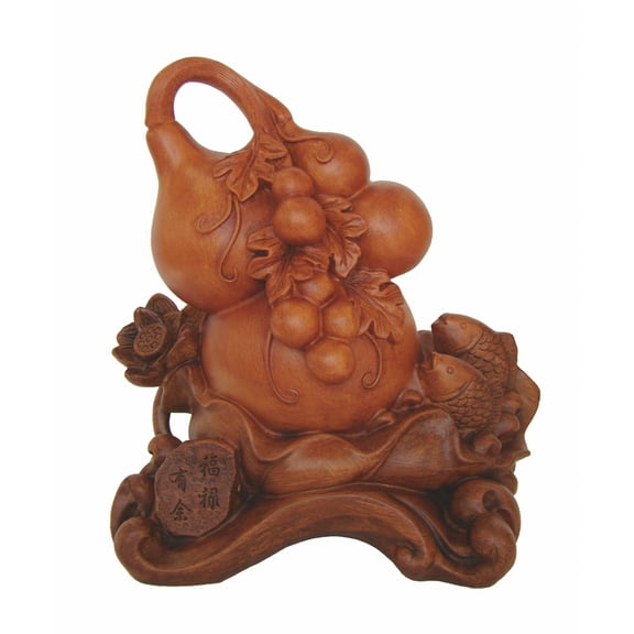 Feng Shui Wu Lou with Fishes and Lotus