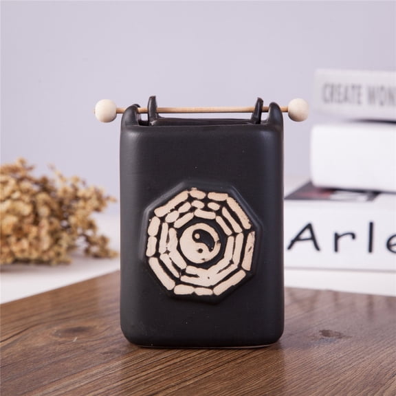 Feng Shui Zen Ceramic Essential Oil Burner Diffuser Tea Light Holder Great For Home Decoration & Aromatherapy OLBA110
