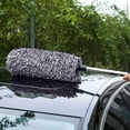 thumbnail image 1 of FengErXian 2024 Large Microfiber Car Duster Exterior Scratch Free with Extendable, Car Duster Interior Multipurpose dust Cleaning,Car Wash Mop 55cm Retractable To 80cm,Gray, 1 of 6