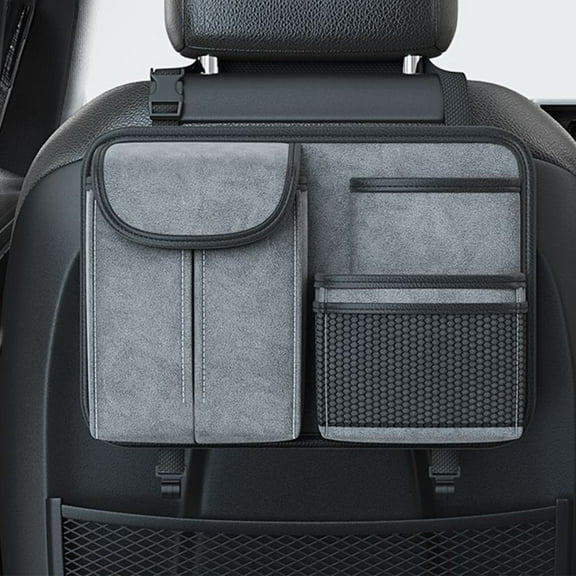 FengErXian Car Essentials for Women Car Rear Seat Back Storage Bag Multi Hanging Pocket Trunk Bag Organizer Auto Stowing Tidying Interior Accessories Supplies