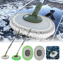FengErXian Car Gadgets 2024 Clearance Car Wash Mop 15 Degrees Bend Car Cleaning Brush Car Wash Brush Telescoping Long Handle Cleaning Mop Chenille for Car Wash Care