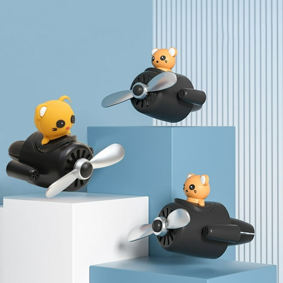 FengErXian Car Gadgets 2024 Clearance Small Aircraft Animation Car Aromatherapy Car A-ir Vents Perfume Supplies To Clear The Odor Diffuser