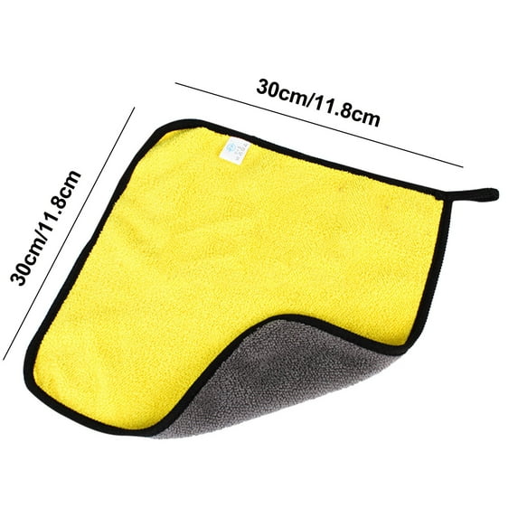 FengErXian Car Supplies and Accessories Clearance Microfiber Car Cleaning Cloth Towel Microfiber Glass Cleaning Cloth Dish Cloth Polishing and Removal Cloth Kitchen for Cleaning and Cars Lint