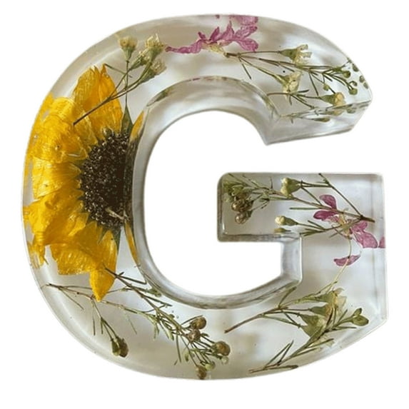 FengErXian Christmas Home Decorations Indoor Flower Night Light Flower Letter Resin Home Decoration Gift